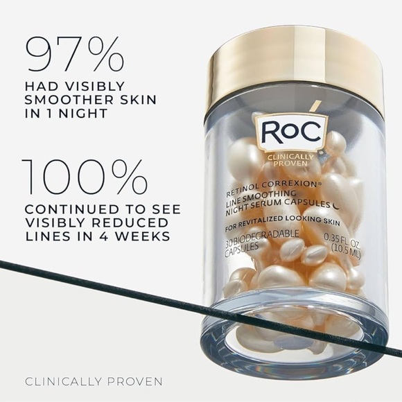 🆕 NIB Retinol Correxion Line Smoothing Night Serum (30) Capsules 🤩 - Picture 2 of 13